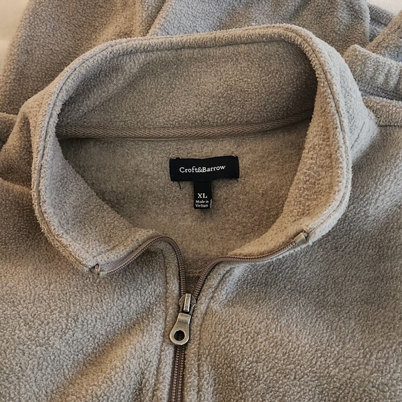 Cozy Beige Fleece Half-Zip Sweater ✨ - Picture 2 of 2